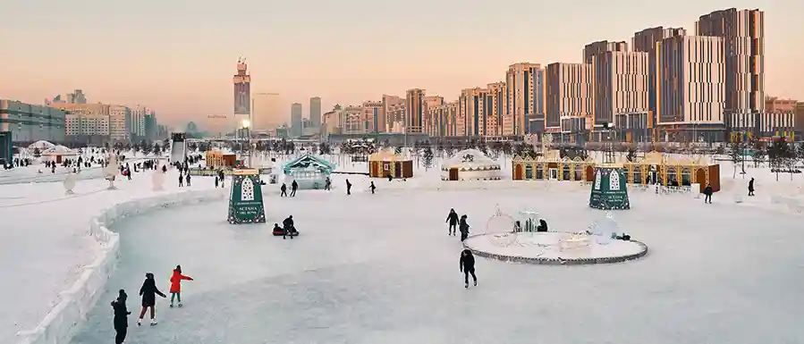 فصل زمستان یا پاییز قزاقستان